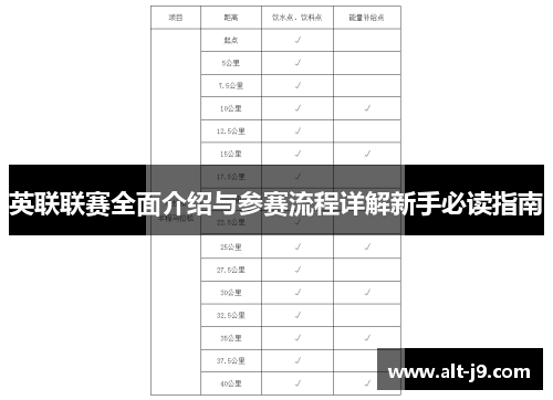 英联联赛全面介绍与参赛流程详解新手必读指南